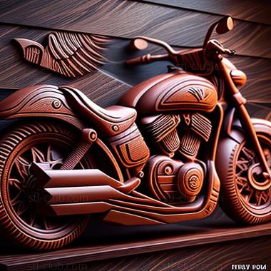 3D модель Kawasaki VN1700 Classic (STL)